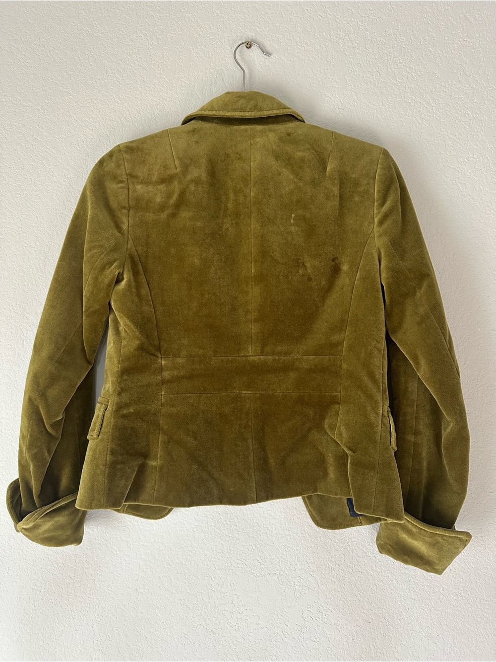 J.Crew 2008 École Velvet Blazer Jacket Tawny Olive Size 2 - Picture 8 of 9